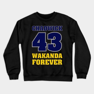 Best Player Chadwick 43 Wakanda Forever Crewneck Sweatshirt